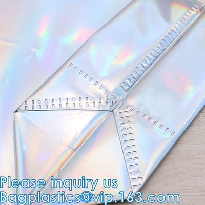 Holographic Rainbow Handbag Reusable Bags, Gym Sports Security Travel Beach Lunch Box Restaurant Takeouts