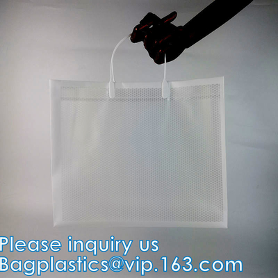 Gift Bag, Promotional Clear Transparent PP Shopping Bag Hard Plastic Bag, Pp Tote Bag, Square Bottom