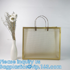 Gift Bag, Promotional Clear Transparent PP Shopping Bag Hard Plastic Bag, Pp Tote Bag, Square Bottom