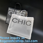 Gift Bag, Promotional Clear Transparent PP Shopping Bag Hard Plastic Bag, Pp Tote Bag, Square Bottom