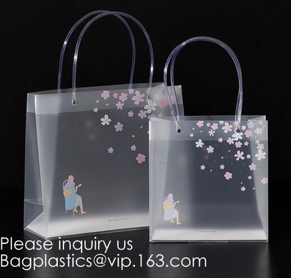Loop Handles, Shopping Bags With Gusset Cardboard Bottom, Frosted Merchandise Retail Bags, Gifts, Boutiques