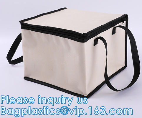 Cooler Bag For Frozen Cold Hot Food And Drinks - Insulated Bag For Beach, Picnic, Grocery Shopping Bags