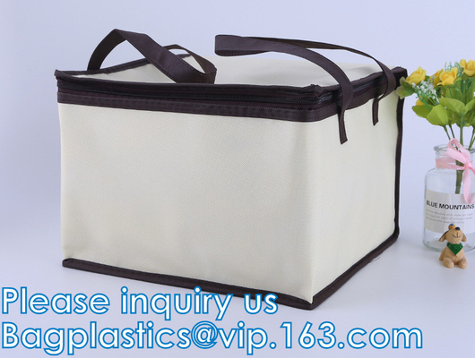 Cooler Bag For Frozen Cold Hot Food And Drinks - Insulated Bag For Beach, Picnic, Grocery Shopping Bags