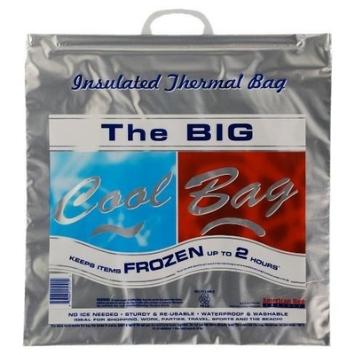 Zip Lock Foil Thermal Sandwich Bags, Reusable Insulated Easy Closure Hospital Medicine, Wine Insulated Bag
