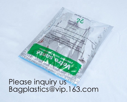 Zip Lock Foil Thermal Sandwich Bags, Reusable Insulated Easy Closure Hospital Medicine, Wine Insulated Bag