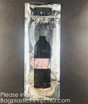 Zip Lock Foil Thermal Sandwich Bags, Reusable Insulated Easy Closure Hospital Medicine, Wine Insulated Bag