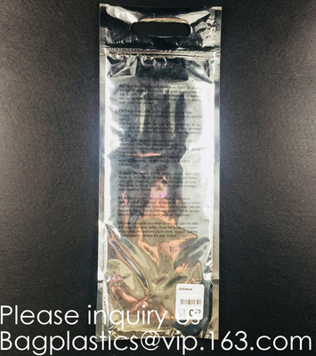 Zip Lock Foil Thermal Sandwich Bags, Reusable Insulated Easy Closure Hospital Medicine, Wine Insulated Bag