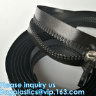 Airtight Slider Zipper, TPU Weldable Isolation For Diving Suit, TPU Coated Tape, Resin Teeth, Metal Slider.