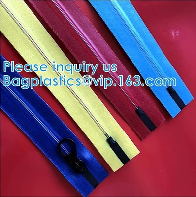 Heavy Duty Zipper, water-resistant TPU Coated Weldable Airtight seal, Bags, Garment, Home Textile, Shoes