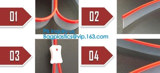 EVA Zipper Slider, PVC Slider Zipper, TPU Zipper Seal, PP Seal Seal, Bag Accessories, Garment Accessories