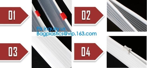 EVA Zipper Slider, PVC Slider Zipper, TPU Zipper Seal, PP Seal Seal, Bag Accessories, Garment Accessories