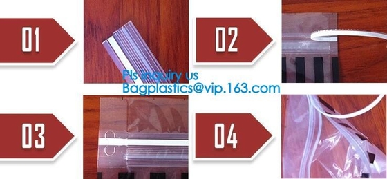 EVA Zipper Slider, PVC Slider Zipper, TPU Zipper Seal, PP Seal Seal, Bag Accessories, Garment Accessories