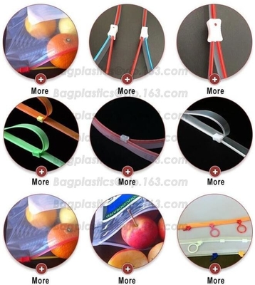 EVA Zipper Slider, PVC Slider Zipper, TPU Zipper Seal, PP Seal Seal, Bag Accessories, Garment Accessories