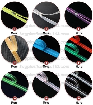 EVA Zipper Slider, PVC Slider Zipper, TPU Zipper Seal, PP Seal Seal, Bag Accessories, Garment Accessories