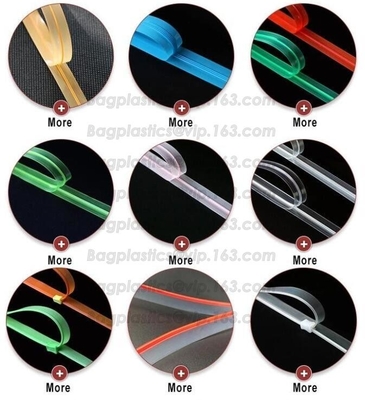 EVA Zipper Slider, PVC Slider Zipper, TPU Zipper Seal, PP Seal Seal, Bag Accessories, Garment Accessories