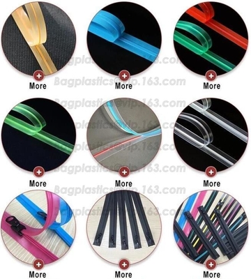 EVA Zipper Slider, PVC Slider Zipper, TPU Zipper Seal, PP Seal Seal, Bag Accessories, Garment Accessories