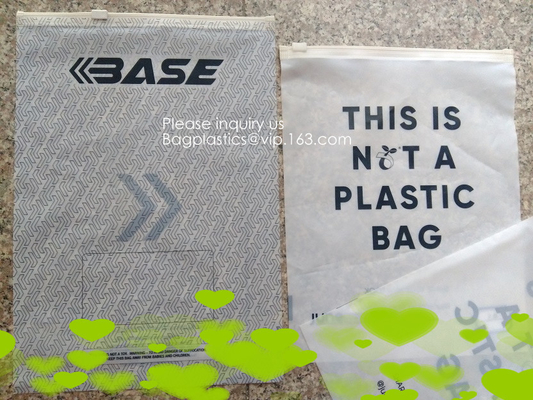 Compostable Bags, Biodegradable Zip lockk Resealable Packaging Bags, Custom Zip lockking PBAT PLA bags