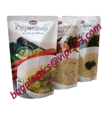 Liquids Pack, Sauce Press Seal Freezer Bag, Soup Stand Up Pouch Bag, Food Storage, Fridge Bag, Portion Bag