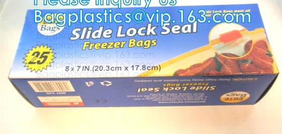 zip Slider Lock Seal Bags, Zipper Seal Food Bags, Single Double Slider Sealing, multi function bags, pacrite