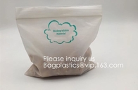 Biodegradable compostable Double Zipper Bag Ldpe Cartoon Ziplock Bag With Logo, Shoes &amp; clothing, APPAREL