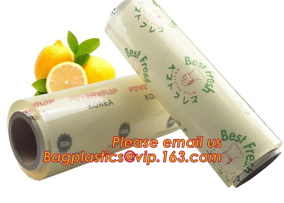 Biodegradable Food Wrap, PE PVC Cling Film, PLA Cling Wrap With Slide Cutter, Alu Foil Roll, Parchment