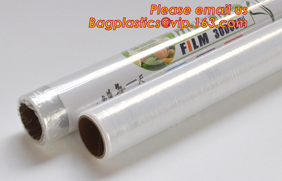 Biodegradable Food Wrap, PE PVC Cling Film, PLA Cling Wrap With Slide Cutter, Alu Foil Roll, Parchment