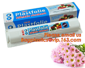 Biodegradable Food Wrap, PE PVC Cling Film, PLA Cling Wrap With Slide Cutter, Alu Foil Roll, Parchment