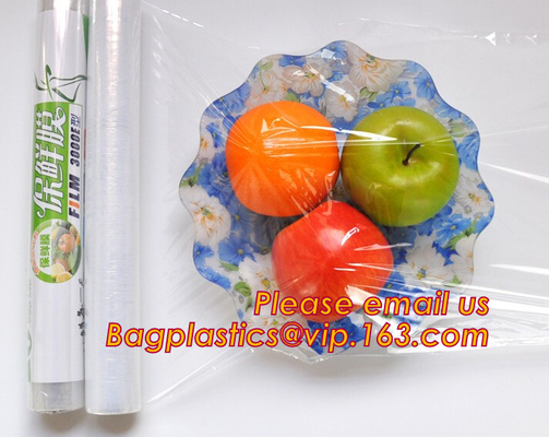 Biodegradable Food Wrap, PE PVC Cling Film, PLA Cling Wrap With Slide Cutter, Alu Foil Roll, Parchment