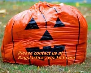 Pumpkin Lawn Bags, Festive Leaf, Halloween Decorations, Trick Or Treating, Party Supplies, Giant Goody Bags