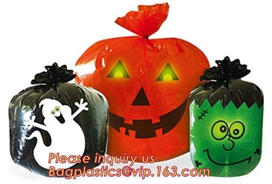 Pumpkin Lawn Bags, Festive Leaf, Halloween Decorations, Trick Or Treating, Party Supplies, Giant Goody Bags