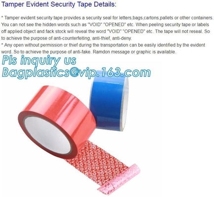 labeling tape, Number Transfer Warranty Clothing With Series Number Void Seal Tamper Evident Security Tape