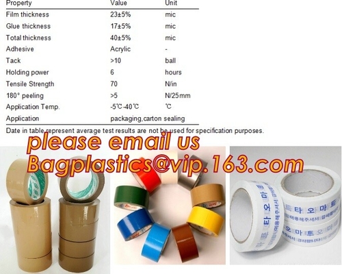 Fragile Tape, Box Sealing, Bopp Carton Sealing, Shipping Adhesive, Packing Transparent Tape, Maling Express