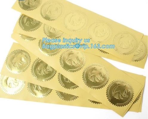 Die Cut Foil stamping, Waterproof Vinyl PVC Custom Logo Sticker Label, matte finish, PP label, PET sticker