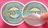 Die Cut Foil stamping, Waterproof Vinyl PVC Custom Logo Sticker Label, matte finish, PP label, PET sticker