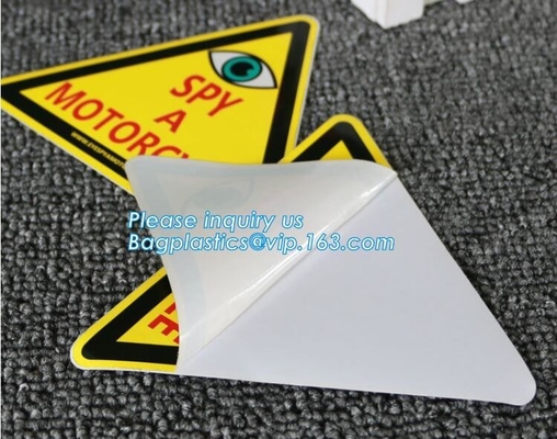 Die Cut Foil stamping, Waterproof Vinyl PVC Custom Logo Sticker Label, matte finish, PP label, PET sticker