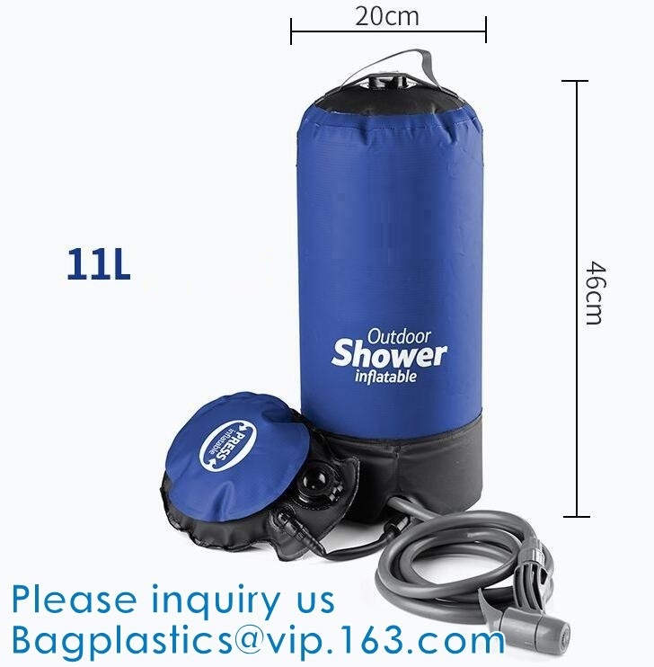Portable Shower Bag, Travel Wash Kit, Camping Accessory, Outdoor Travel Camping Hiking, Pump, Sprayer