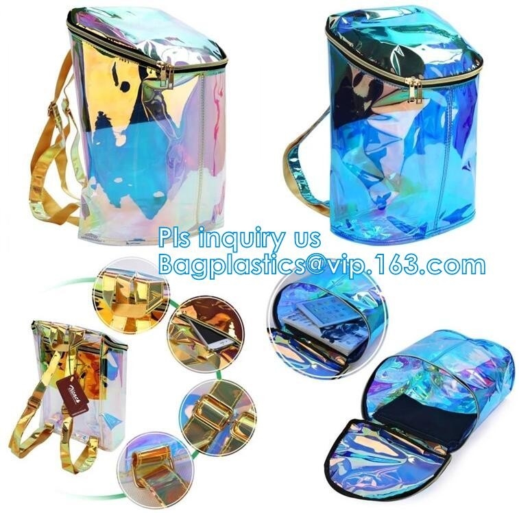 Backpack Student School Daypack Travel Caming Bag For Women Girls, Drawstring Bags, Multicolor rainbow