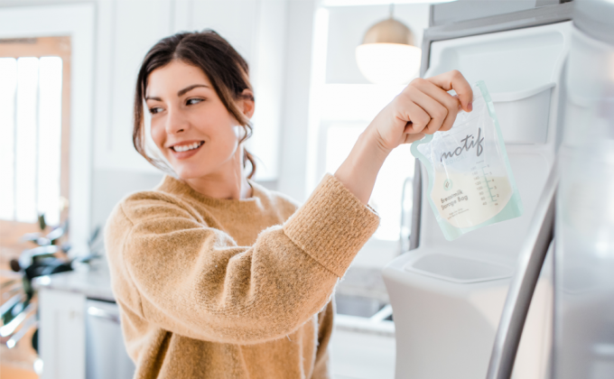 Reusable Breastmilk Freezer Storage Bags, Breastfeeding Self Standing, Leak Proof Breast Milk Storing Pouches Bag 0