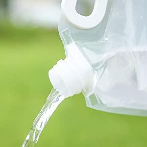 Collapsible Water Container Bag, Storage Jug, Sport Camping Riding Mountaineer, Freezable 5