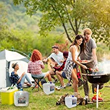 Water Container With Spigot, Storage Carrier Jug, Hiking Backpack, Survival Kit, Water Canteen 1