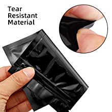 Foil Mylar Bags, Foil Pouch Bags, Multifunctional storage bags, Reusable, Recyclable, Resealable 7