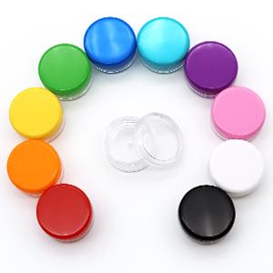 5g 5ml Small Cream Clear Plastic Pot With Screw Cap Cosmetic Container Empty Plastic Jar 1