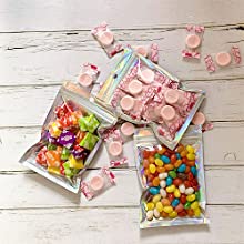 Smell Proof Baggies, Holographic Bags, Metallic Bag, Storage Pouch, Flower Packaging, Dried Leaves 4