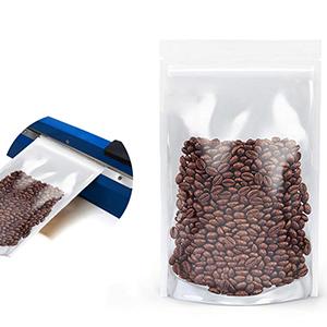 Reusable Zipper Top pouches, Matte finish, custom logo, flat bottom bags, coffee & tea packing bags 2