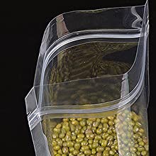 Reusable Zipper Top pouches, Matte finish, custom logo, flat bottom bags, coffee & tea packing bags 5