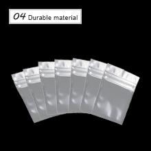 Resealable Airtight Bags, Zipper Lock Pouch, Reclosable Lock Food Storage Bags Heat Seal Pouches Grocery Pack 6