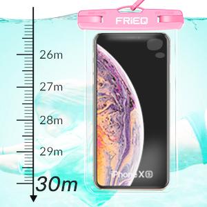 Double Zipper Seal Phone Bags, Waterproof Case, Universal size, dirtproof, dustproof Smartphones package 2