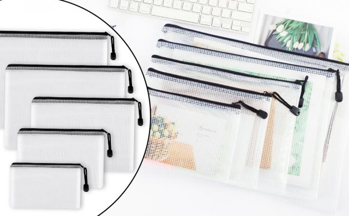 Mini Clear Organizer Pouches, Multi-Purpose Makeup Bag, Small PVC Transparent Cosmetic Organizer Bag 0