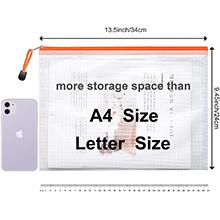 Multi-purpose zipper slider pouches, File Organization, Travel Items Storage, Board Game Storage bags 27
