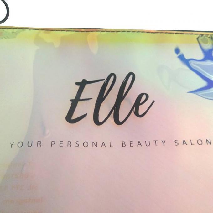 Eco Friendly Neon Colorful PVC Cosmetic Makeup Toiletry Skin Kits Pouch Waterproof Clear Vinyl Gift Bag 9